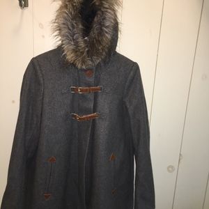 Anthropologie Cartonnier Wool blend peacoat jacket